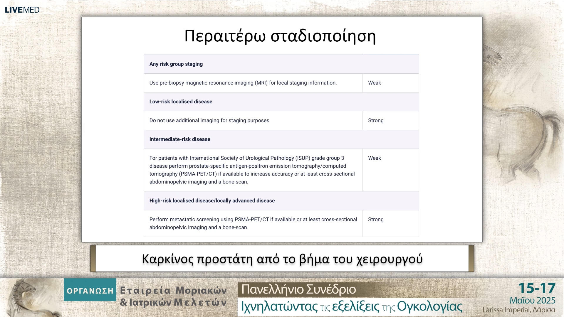 48 Κ. Δημητρόπουλος - Καρκίνος προστάτη από το βήμα του χειρουργού