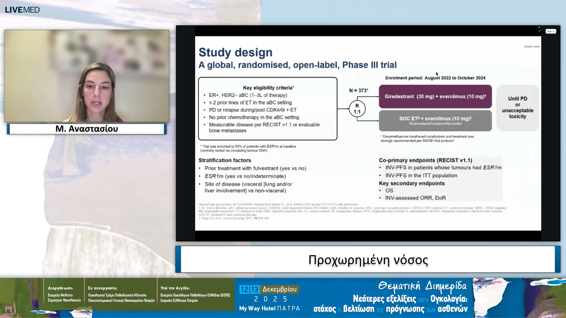 29 Μ. Αναστασίου - Προχωρημένη νόσος