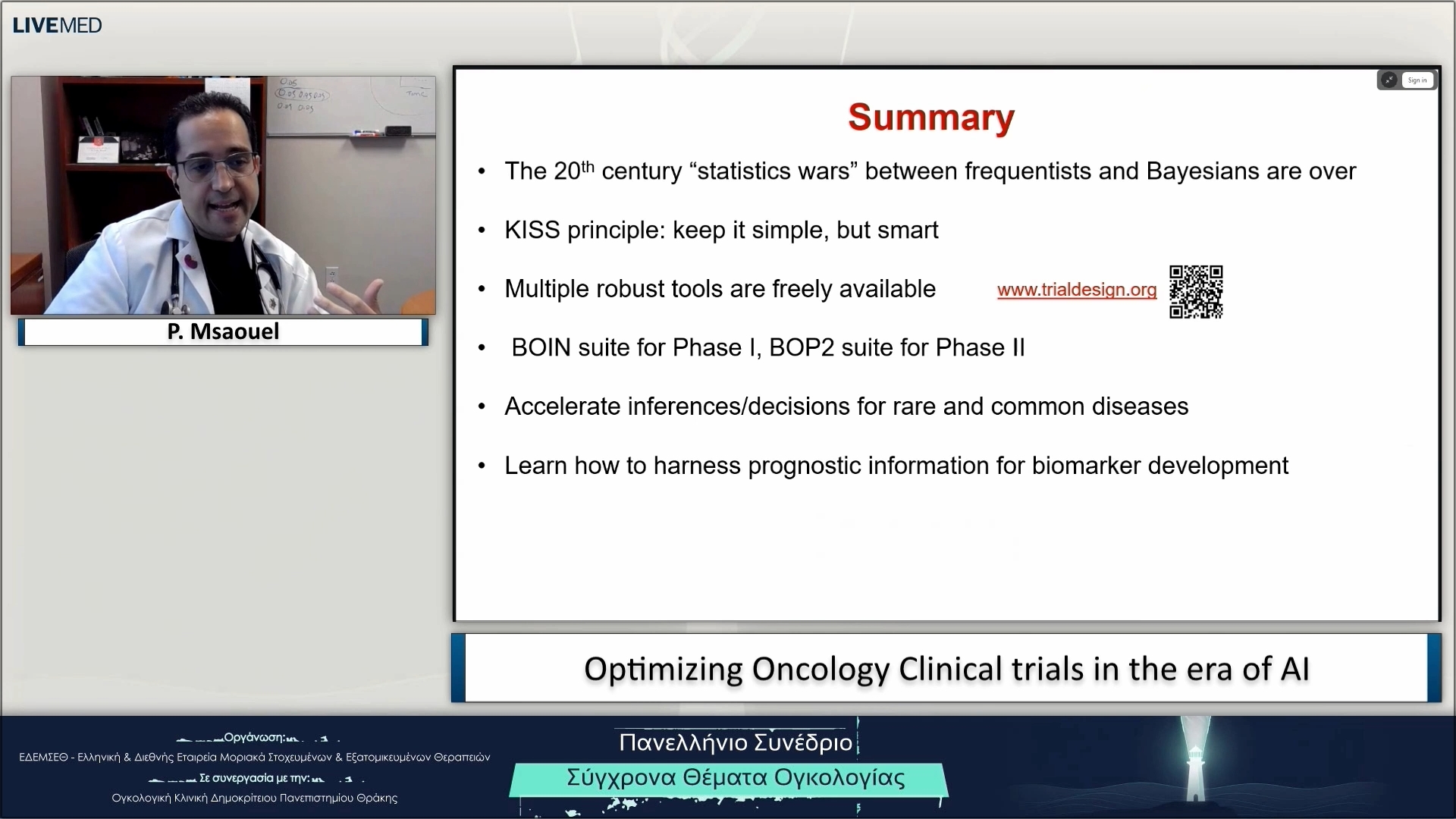 50 P. Msaouel - Optimizing Oncology Clinical trials in the era of AI