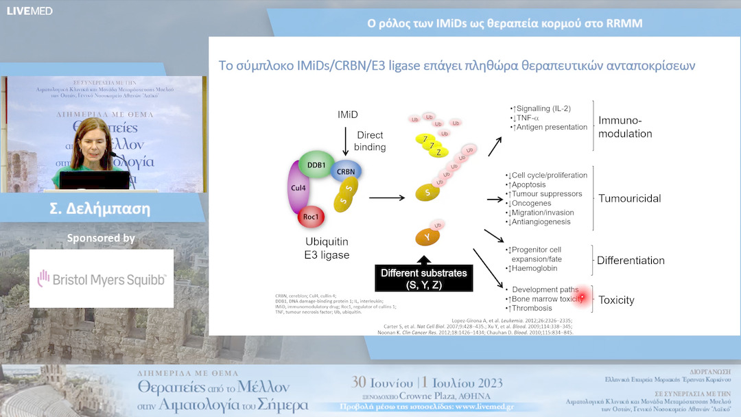 30 Σ. Δελήμπαση - Ο ρόλος των IMiDs ως θεραπεία κορμού στο RRMM