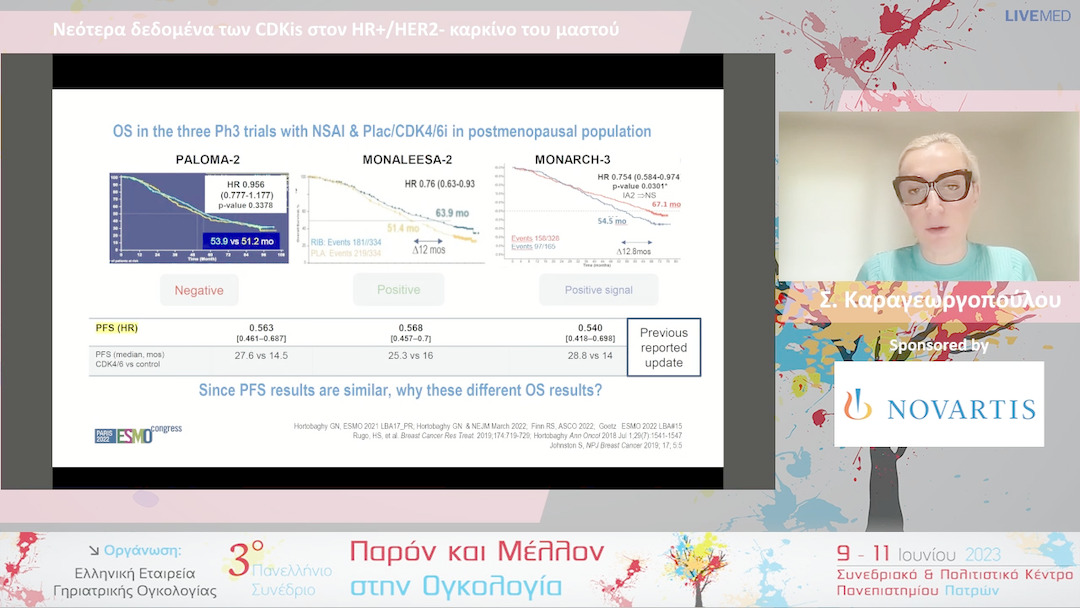38 Σ. Καραγεωργοπούλου - Νεότερα δεδομένα των CDKis στον HR+/HER2- καρκίνο του μαστού