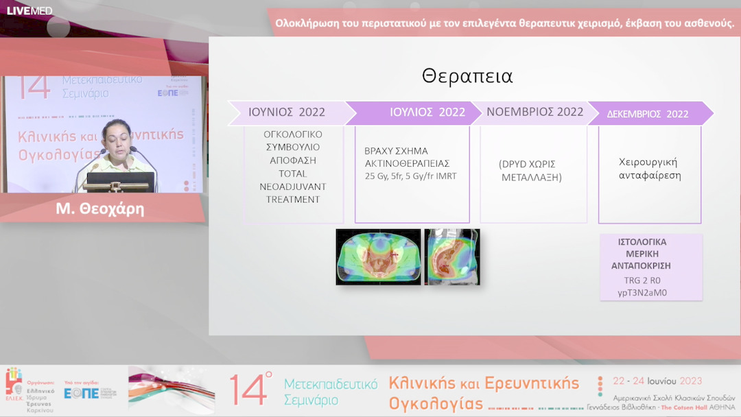 30 Μ. Θεοχάρη - Ολοκλήρωση του περιστατικού με τον επιλεγέντα θεραπευτικ χειρισμό, έκβαση του ασθενούς.