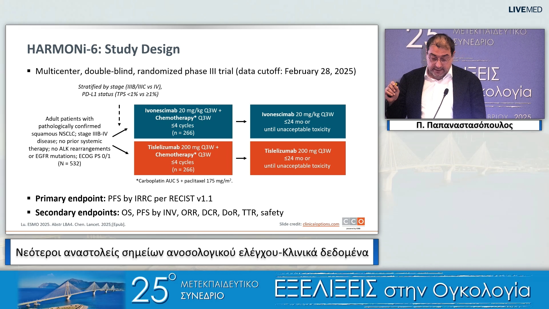 18 Π. Παπαναστασόπουλος - Νεότεροι αναστολείς σημείων ανοσολογικού ελέγχου-κλινικά δεδομένα