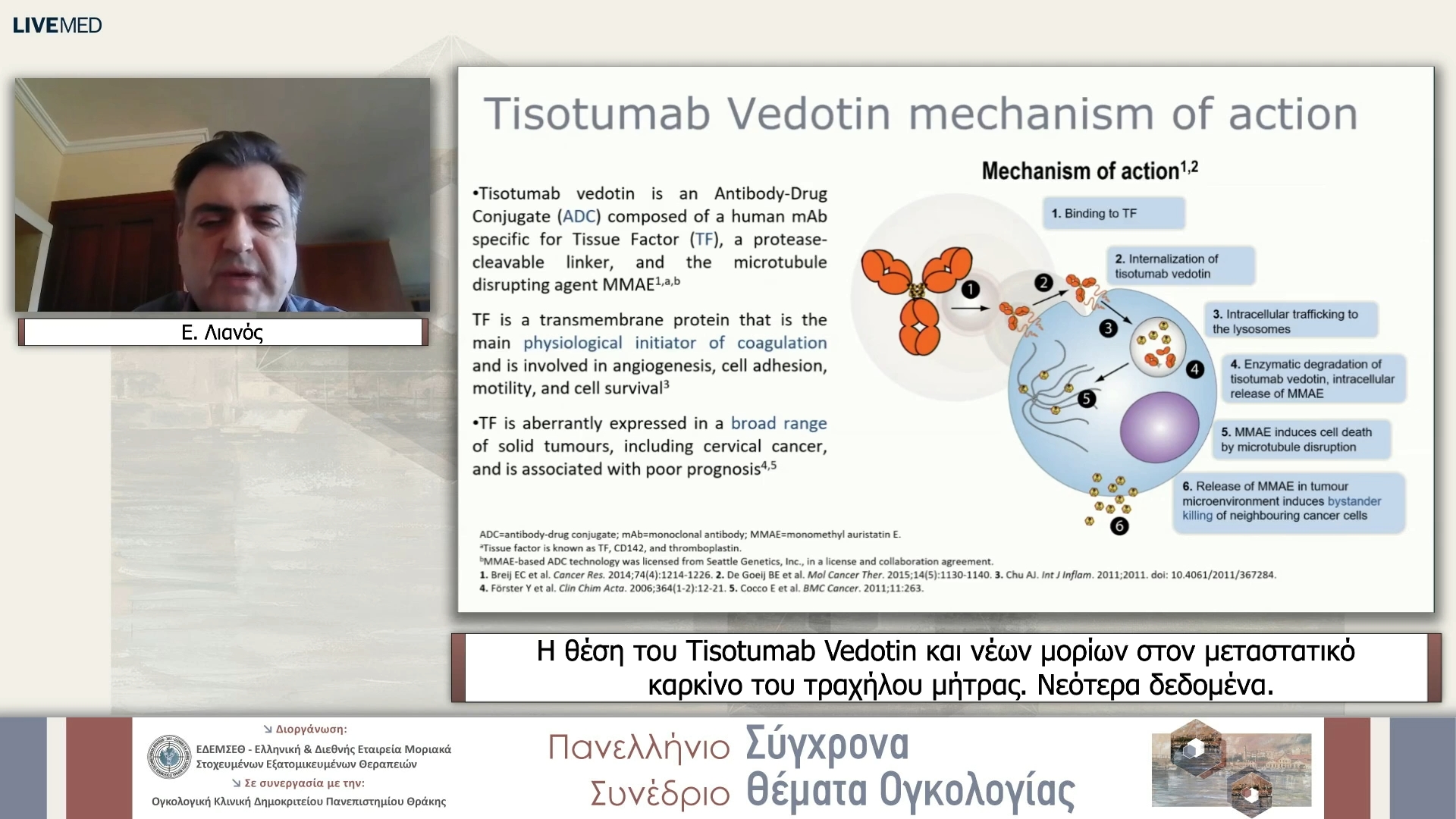 27 Ε. Λιανός - Η θέση του Tisotumab Vedotin και νέων μορίων στον μεταστατικό καρκίνο του τραχήλου μήτρας. Νεότερα δεδομένα