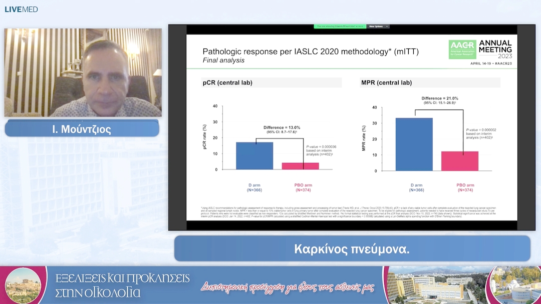 32 Ι. Μούντζιος - Καρκίνος πνεύμονα.