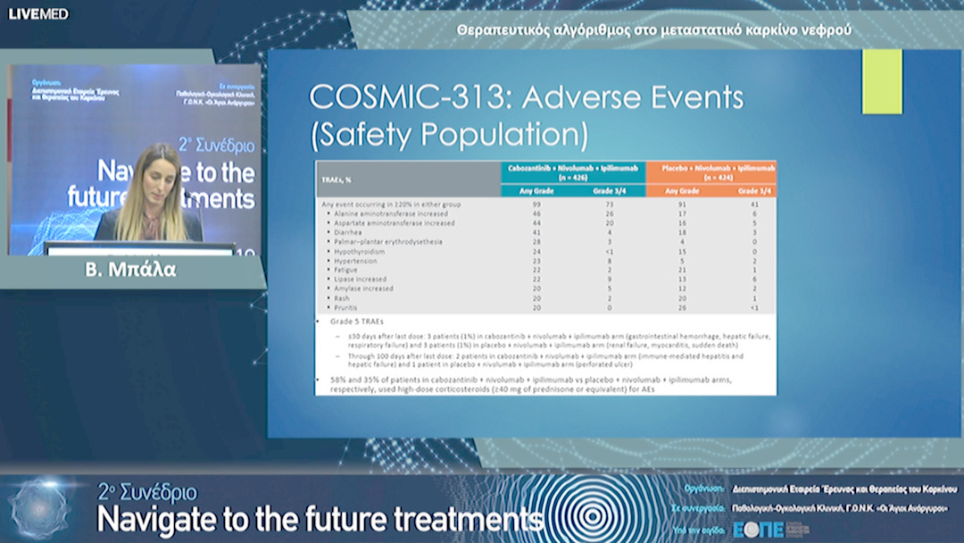 31 Β. Μπάλα - Θεραπευτικός αλγόριθμος στο μεταστατικό καρκίνο νεφρού. 