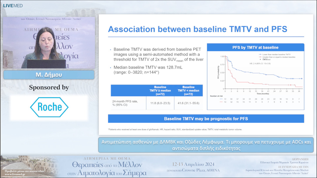 27 Μ. Δήμου - Αντιμετώπιση ασθενών με ΔΛΜΒΚ και Οζώδες Λέμφωμα. Τι μπορουμε να πετυχουμε με ADCs και αντισώματα διπλής ειδικότητας 