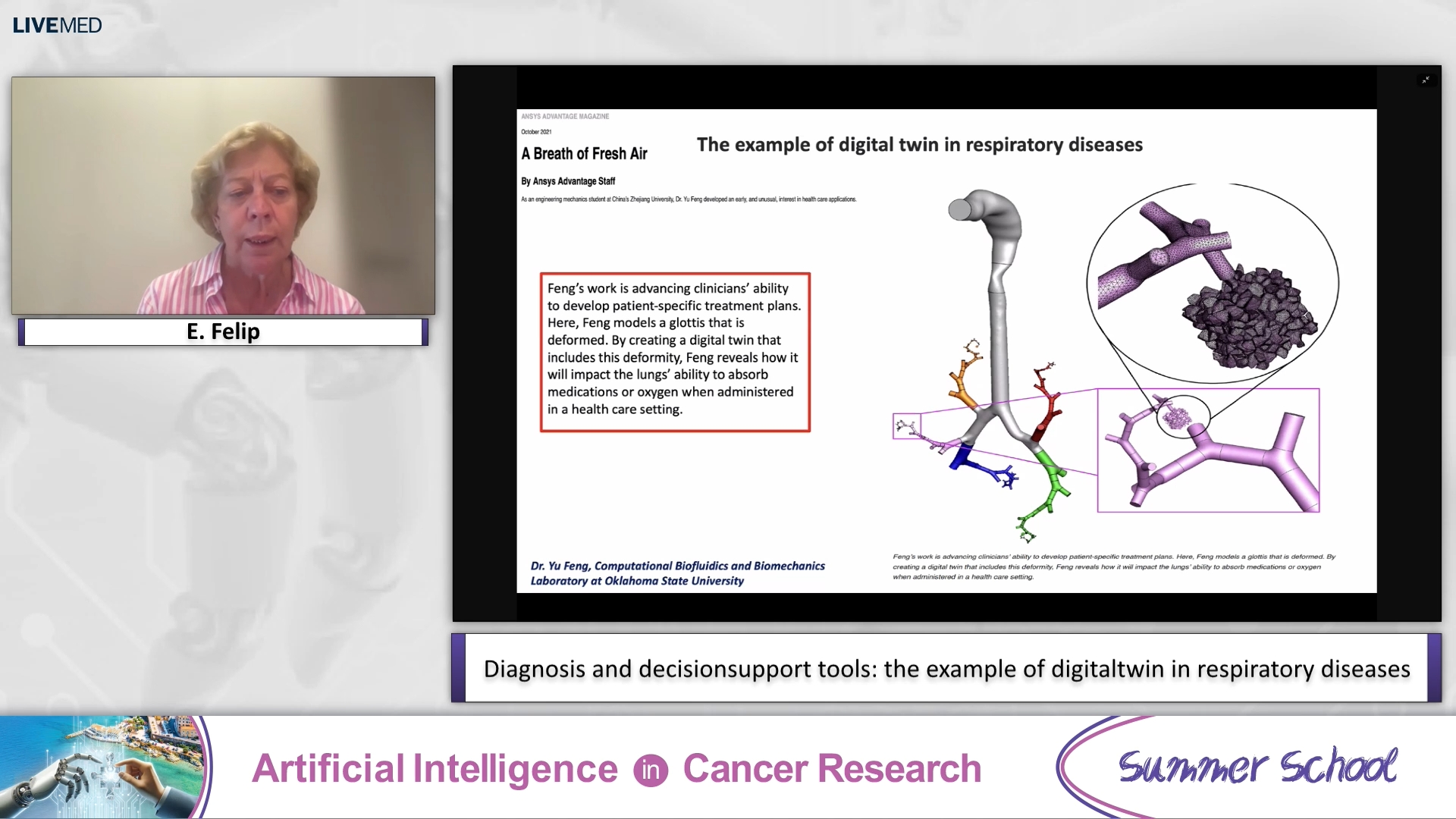 14 E. Felip - Diagnosis and decision­support tools: the example of digital­twin in respiratory disease
